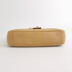 Gucci Leather Solid Color Lock Flap Shoulder Bag 250103781008501