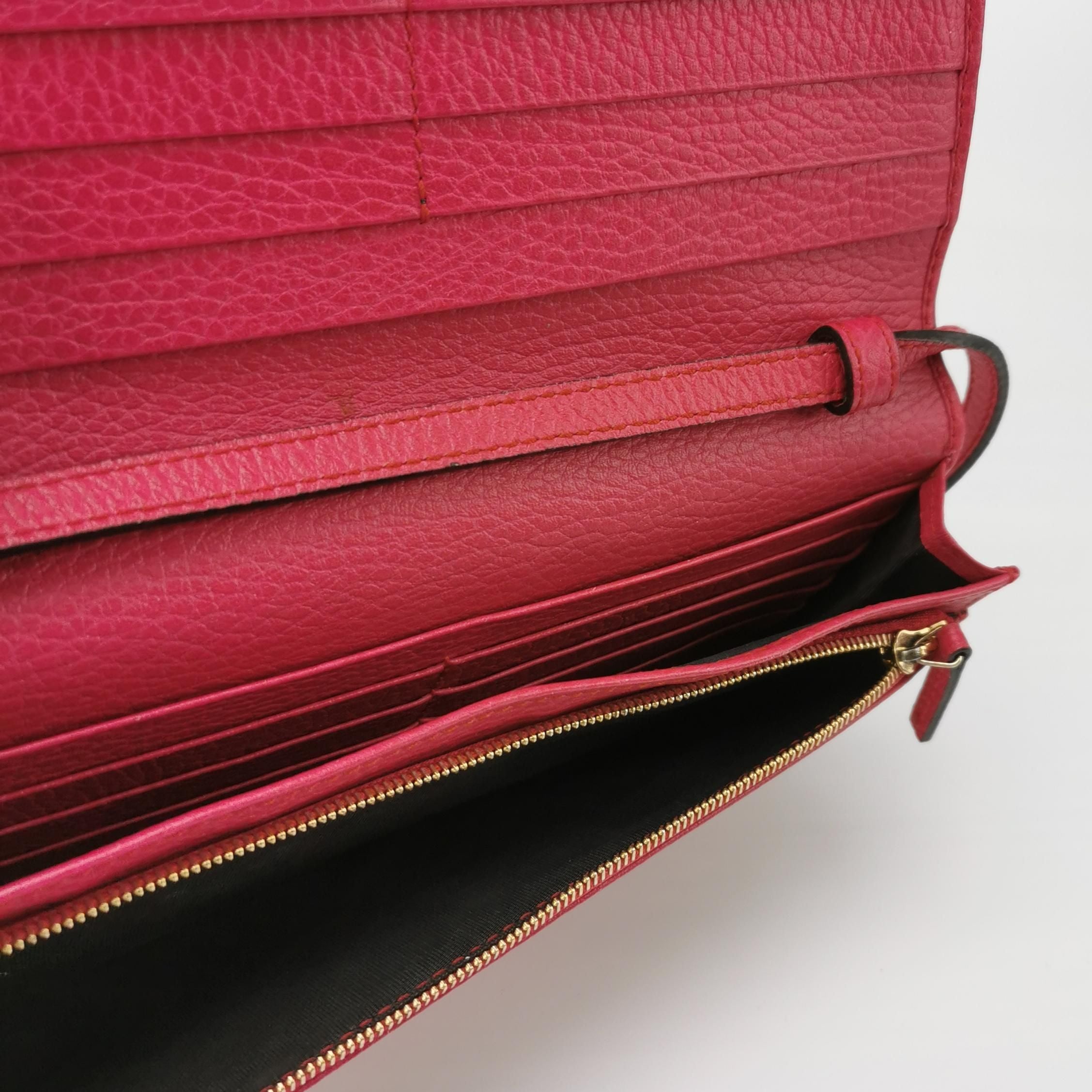 Gucci Leather Solid Color Letter Logo Flap Crossbody Shoulder Bag 24122878999933