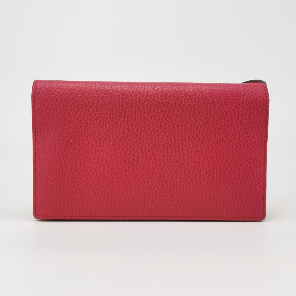 Gucci Leather Solid Color Letter Logo Flap Crossbody Shoulder Bag 24122878999933