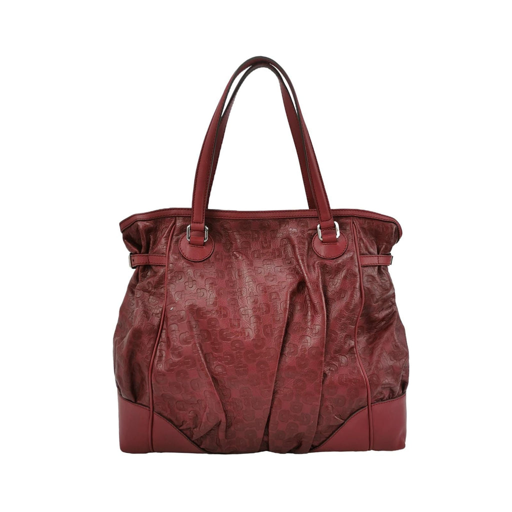 Gucci Solid Leather Shoulder Bag 24122378993985