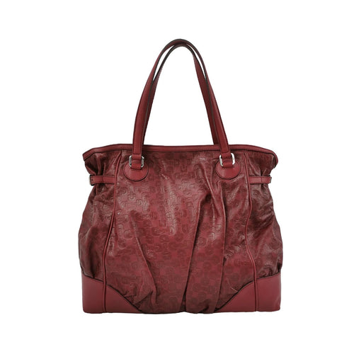 Gucci Solid Leather Shoulder Bag 24122378993985