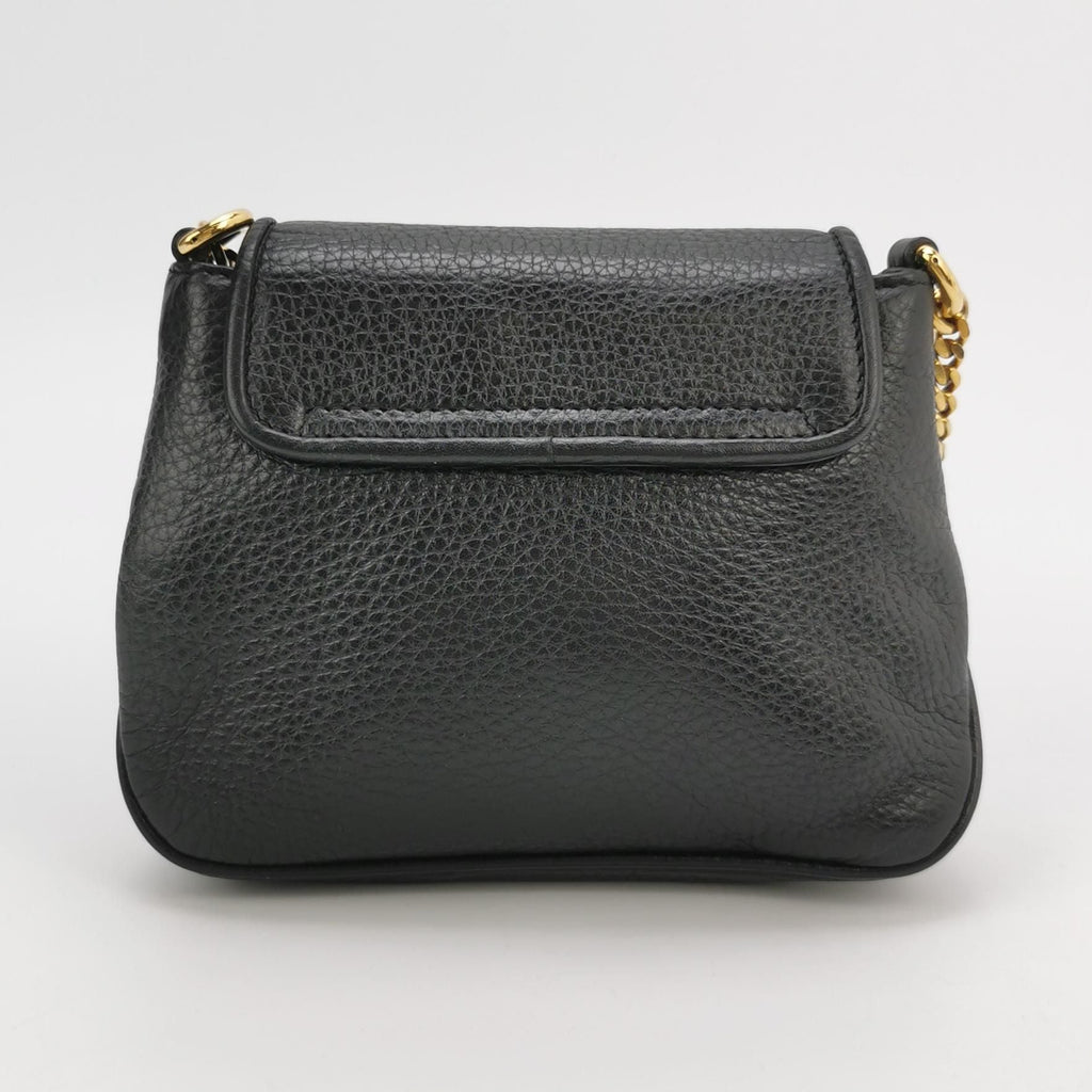 Gucci 1973 Leather Shoulder Bag with GG Logo 250101781006424