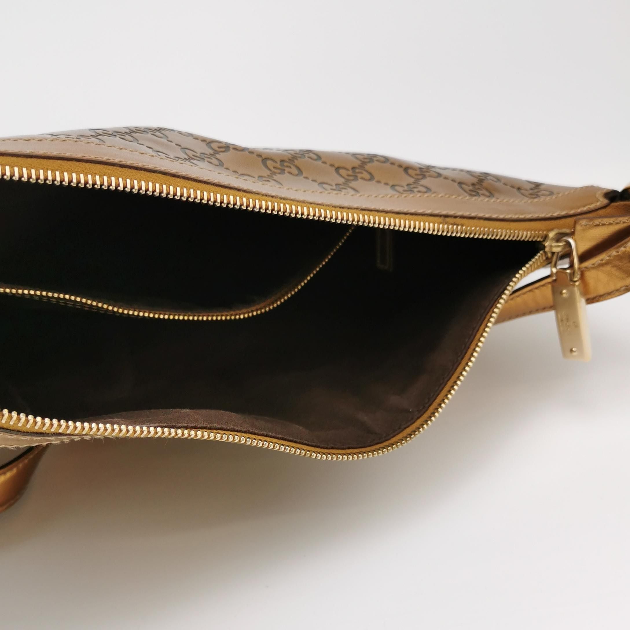 Gucci Jackie 1961 Leather Solid GG Monogram Metal Letter Logo Decor Shoulder Bag Crossbody Bag 24122178991531