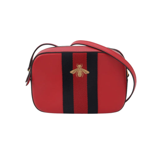 Gucci Bee Print Camera Bag Crossbody Shoulder Bag 24121278980158