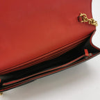 Gucci Queen Margaret Mini Leather Crossbody Bag with Pearl and Bee Detail 127840600134