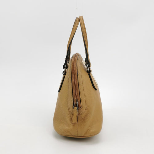Gucci Leather Crossbody Shoulder Bag with Colorful Stripe Webbing 24112978964084