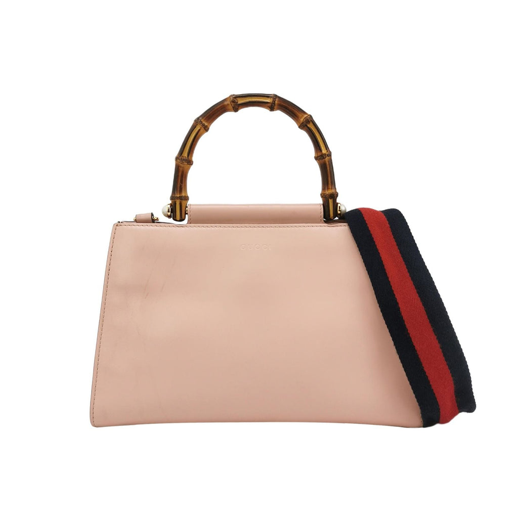 Gucci Nymphaea Bamboo Shoulder Bag 24112578959456