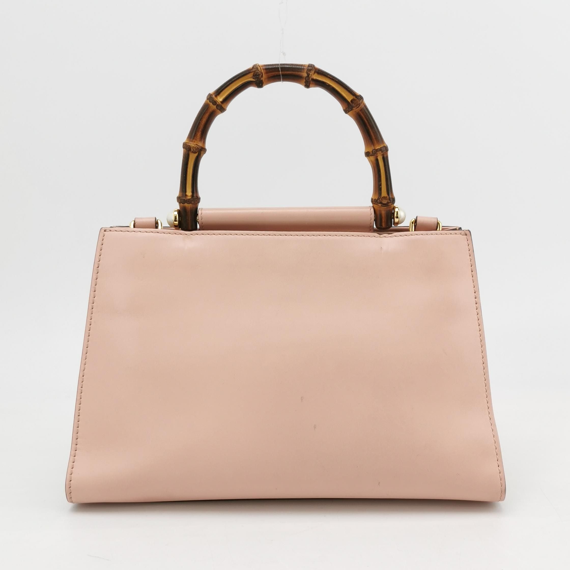 Gucci Nymphaea Bamboo Shoulder Bag 24112578959456