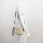 Gucci Soho Mini Leather Solid Tassel GG Shoulder Bag 24112278954886