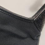 Gucci Jackie Leather and Canvas Shoulder Bag with Bamboo Handle and Metal Buckle 24111078938760