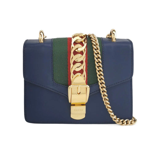 Gucci Sylvie Mini Leather Crossbody Bag 24120278967954