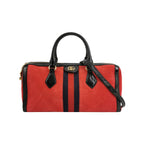 Gucci Ophidia Medium Waxed Leather and Suede GG Shoulder Bag 24112878963398