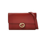Gucci Interlocking G Leather Crossbody Shoulder Bag 24111878950332