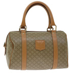 CELINE Macadam Canvas Hand Bag Beige  68570