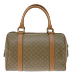 CELINE Macadam Canvas Hand Bag Beige  68570