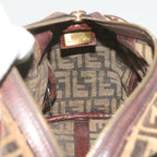FENDI Zucca Canvas Hand Bag Brown68574