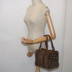 FENDI Zucca Canvas Hand Bag Brown68574