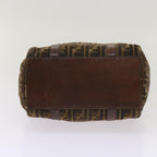 FENDI Zucca Canvas Hand Bag Brown68574