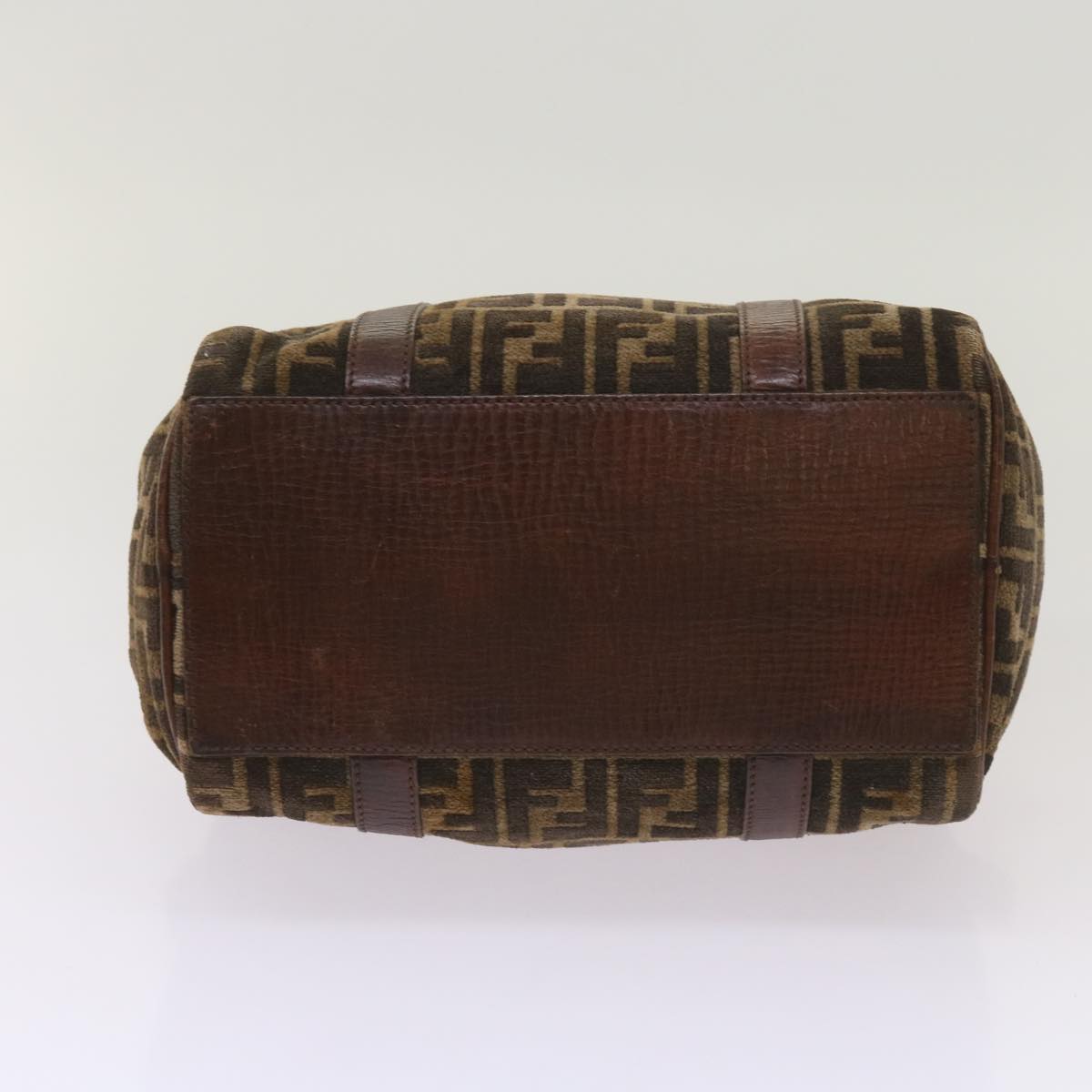 FENDI Zucca Canvas Hand Bag Brown68574