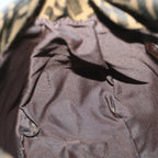 FENDI Zucca Canvas Mamma Baguette Shoulder Bag Black Brown68576A