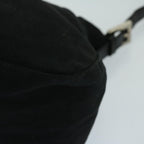 FENDI Mamma Baguette Shoulder Bag Nylon Black68579