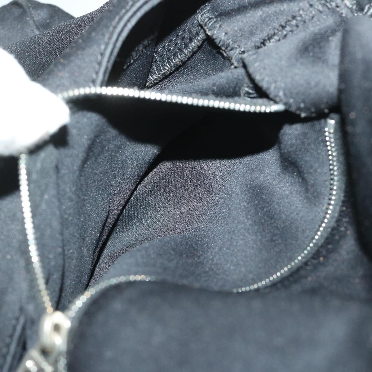 FENDI Mamma Baguette Shoulder Bag Nylon Black68579