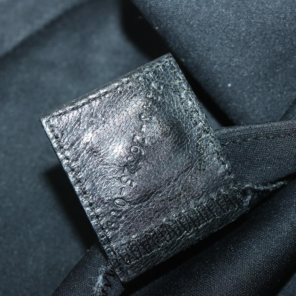 FENDI Mamma Baguette Shoulder Bag Nylon Black68579