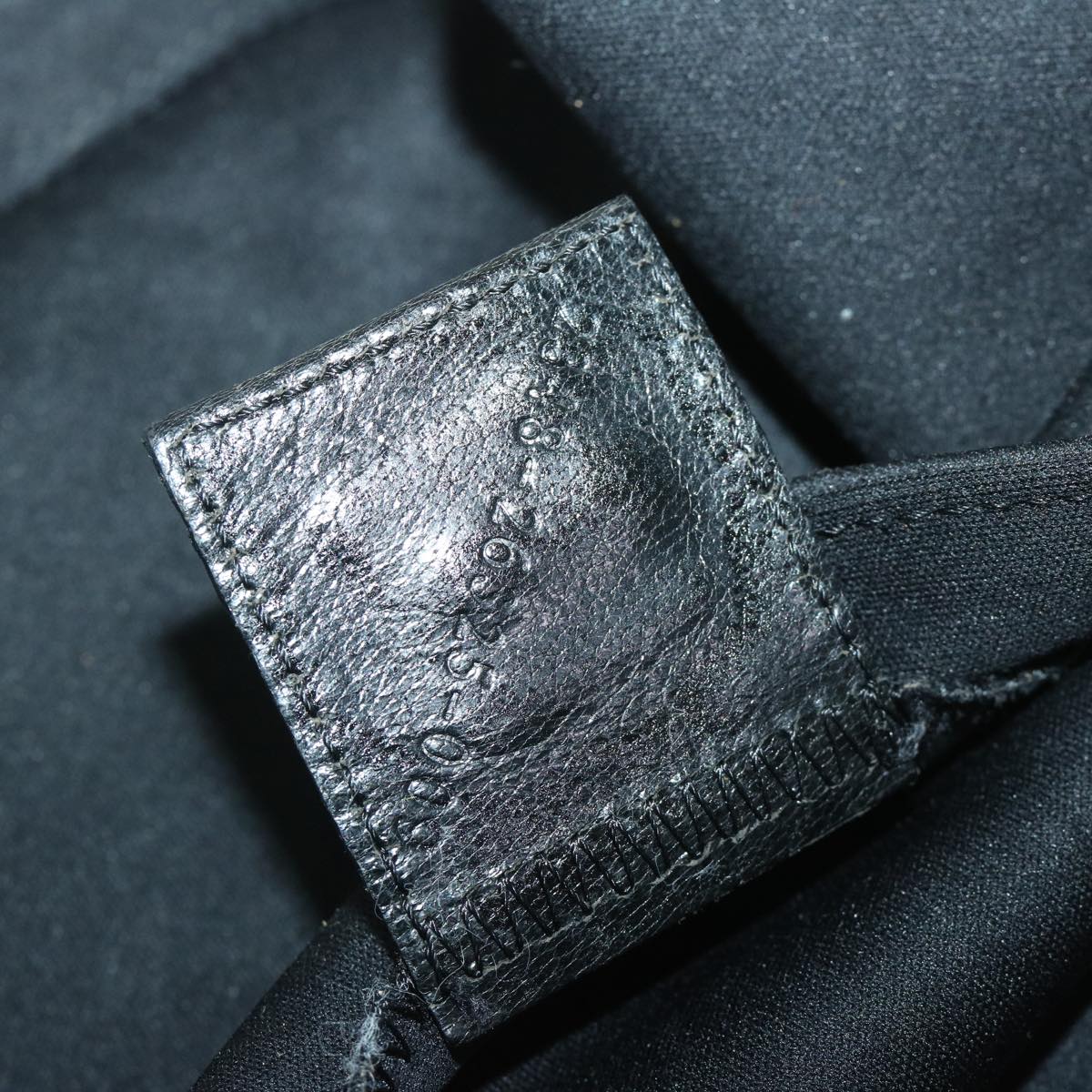 FENDI Mamma Baguette Shoulder Bag Nylon Black68579