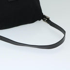 FENDI Mamma Baguette Shoulder Bag Nylon Black68579