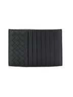 Bottega Veneta Intrecciato Card Wallet Black