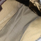 FENDI Zucca Canvas Mamma Baguette Shoulder Bag Black Brown68582