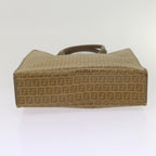 FENDI Zucchino Canvas Tote Bag Brown68584