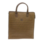 FENDI Zucchino Canvas Tote Bag Brown68584