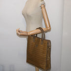 FENDI Zucchino Canvas Tote Bag Brown68584