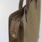 FENDI Zucchino Canvas Tote Bag Brown68584