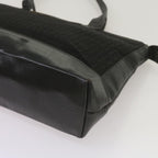 FENDI Zucchino Canvas Tote Bag Black68585