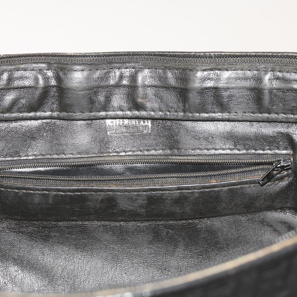 FENDI Zucchino Canvas Tote Bag Black68585