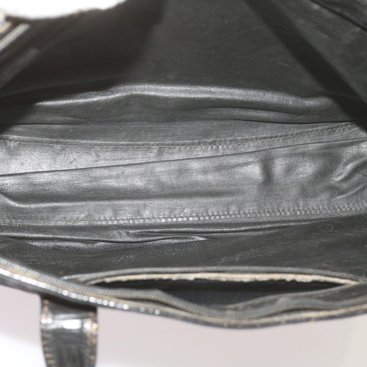 FENDI Zucchino Canvas Tote Bag Black68585