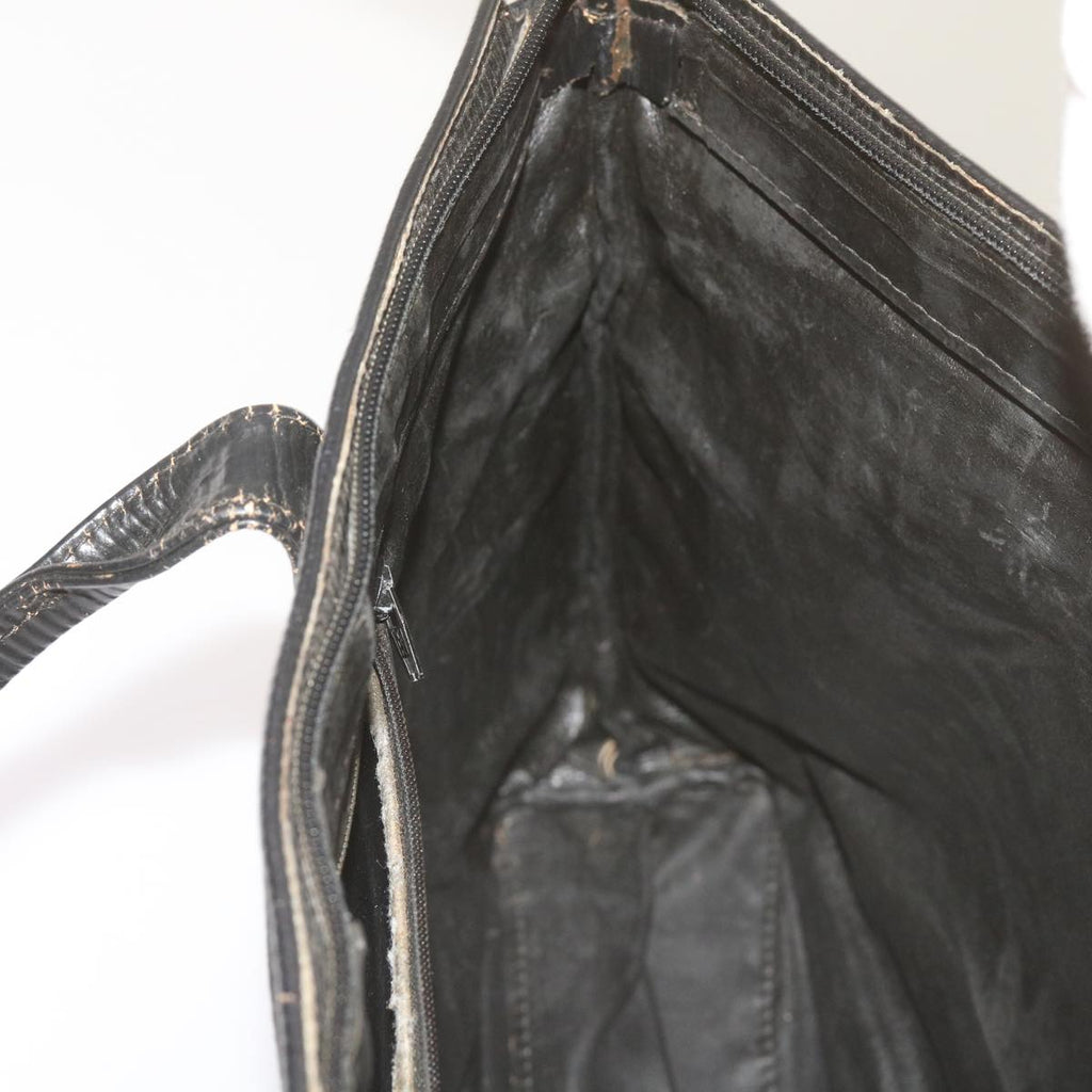FENDI Zucchino Canvas Tote Bag Black68585
