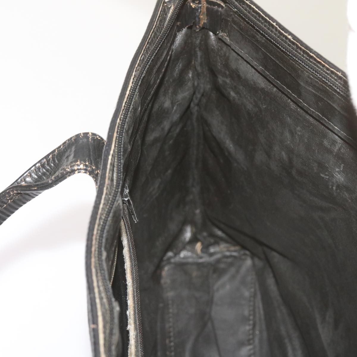 FENDI Zucchino Canvas Tote Bag Black68585
