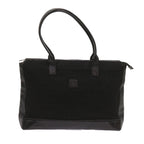 FENDI Zucchino Canvas Tote Bag Black68585