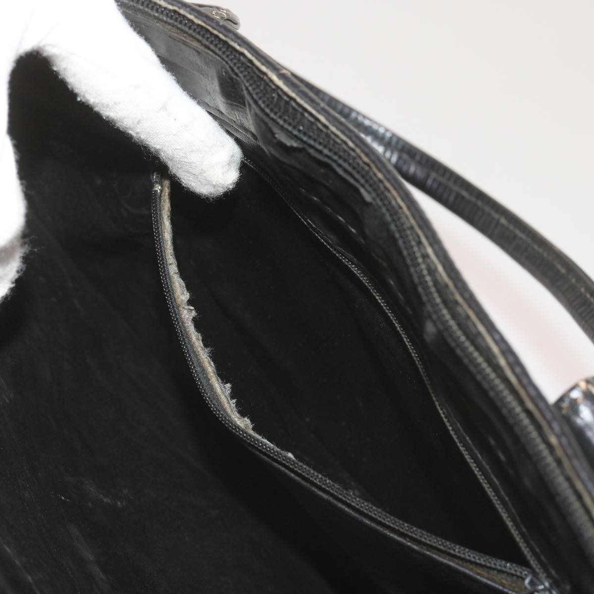FENDI Zucchino Canvas Tote Bag Black68585
