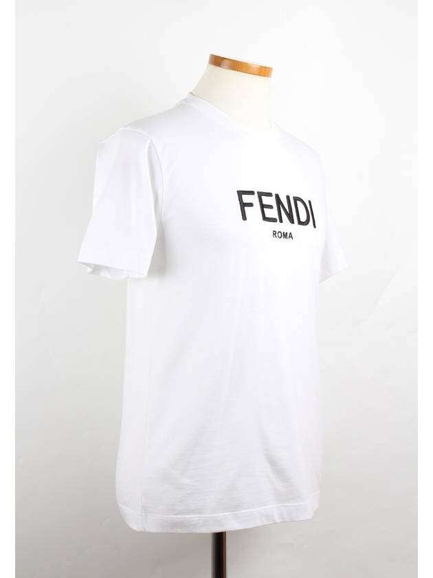 Fendi Rome Logo Short Sleeve T Shirt S