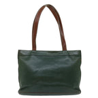 CELINE Tote Bag Leather Green  68605