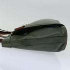 CELINE Tote Bag Leather Green  68605