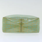 FENDI Zucchino Canvas Mamma Baguette Hand Bag Light Blue68640