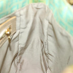 FENDI Zucchino Canvas Mamma Baguette Hand Bag Light Blue68640