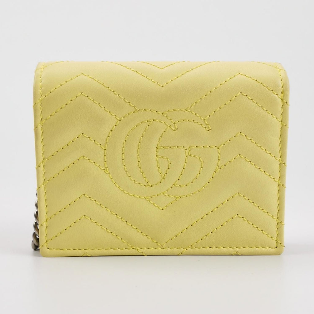 Gucci GG Marmont Mini Leather Solid GG Logo Shoulder Bag 077850800302