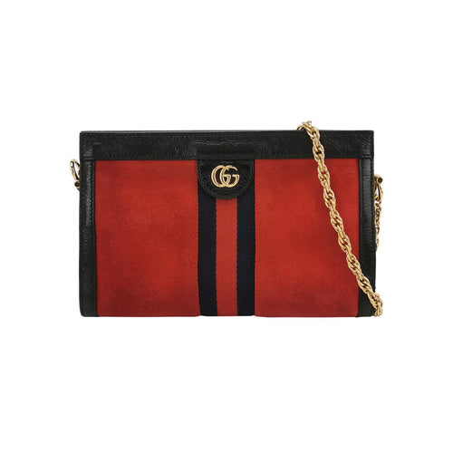 Gucci Ophidia Small Canvas Suede Leather Trimmed GG Crossbody Shoulder Bag 250702781261974