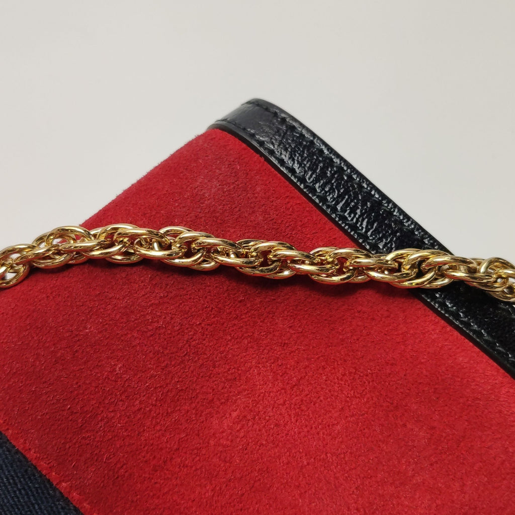 Gucci Ophidia Small Canvas Suede Leather Trimmed GG Crossbody Shoulder Bag 250702781261974